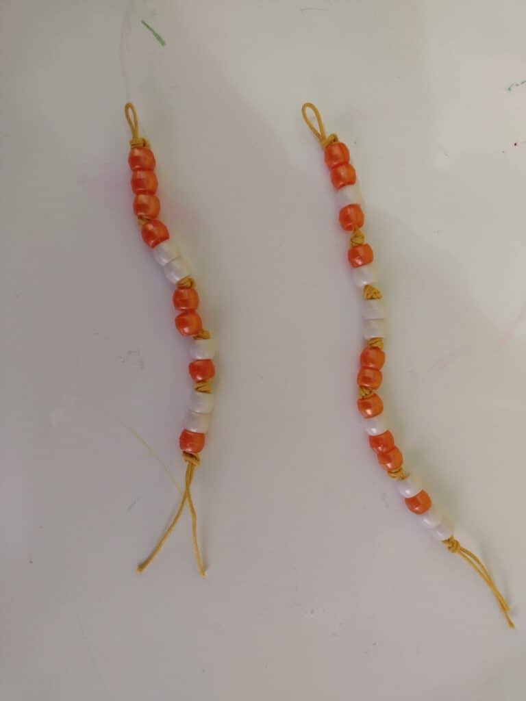 Picture of thankfulness Morse code bracelets