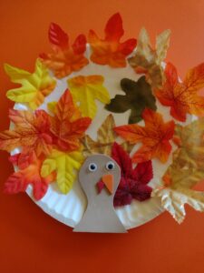 Picture of turkey toddler craft