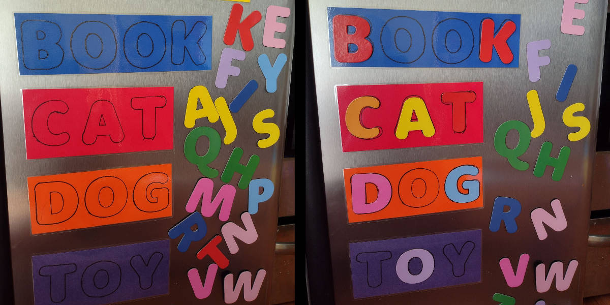 Magnetic Letters & CVC Word Games, Phonics Games